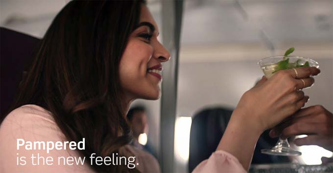 Fly the new feeling with Deepika Padukone, Vistara's new brand