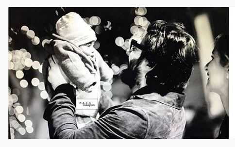 Fawad Khan with his baby | Instagram