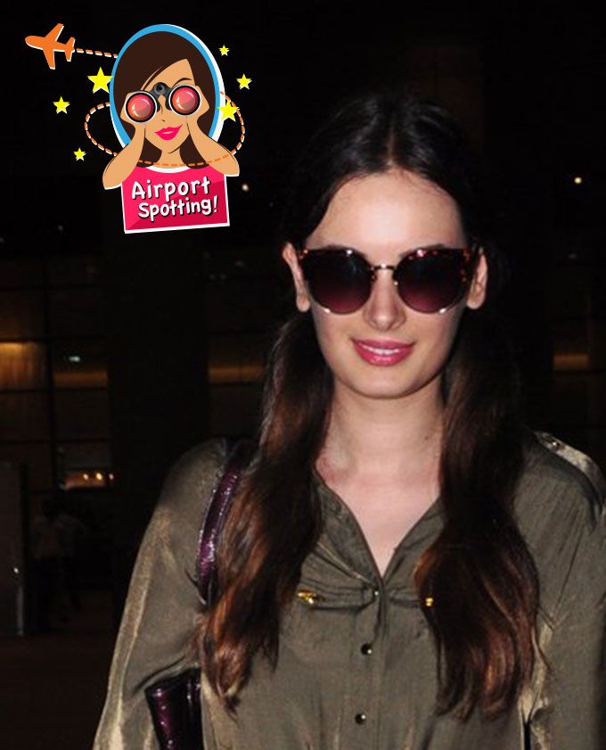Airport Spotting: Evelyn Sharma’s Shimmery Style Definitely Caught Our Attention!