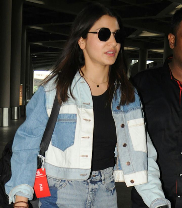 Anushka Sharma Shows Us How To Pull Off Denim-On-Denim For The Weekend