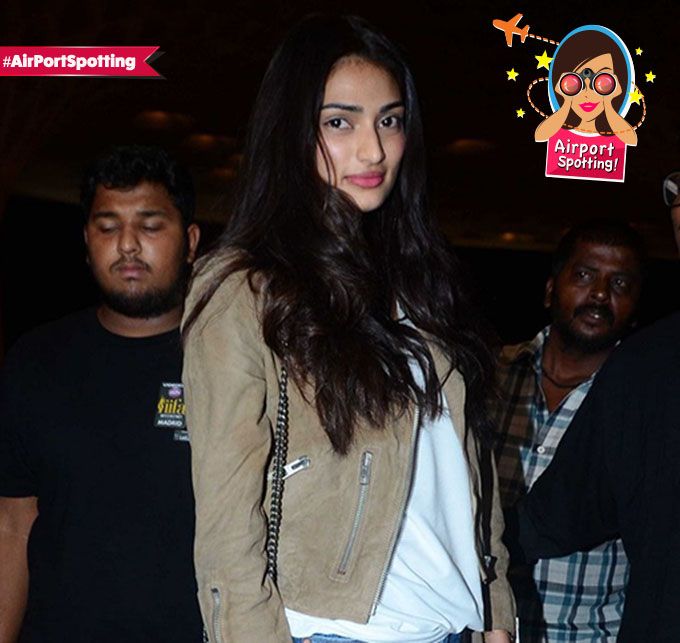 You’ll Want To Save Athiya Shetty’s Basic Look For A Rainy Day