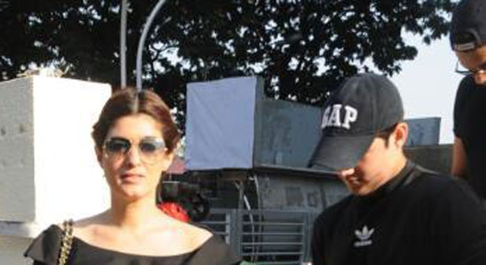 Twinkle Khanna & Her Son Go Colour-Coordinated For A Movie Date