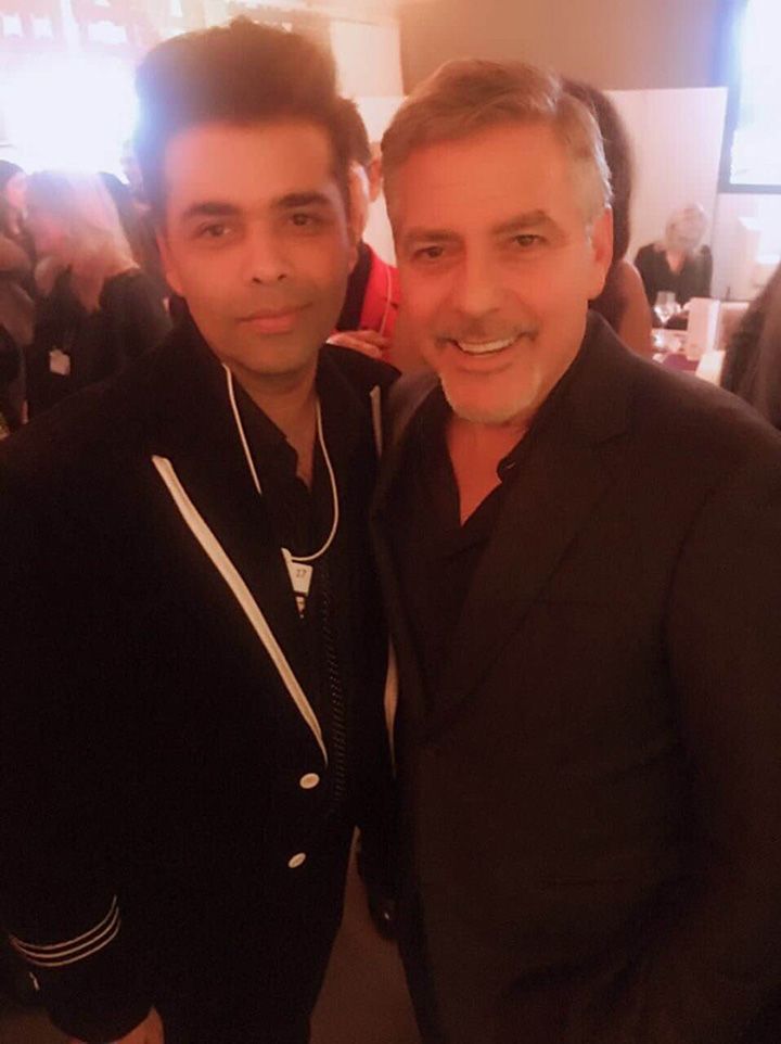 Karan Johar and George Clooney