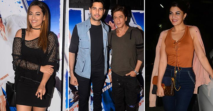In Photos: Shah Rukh Khan, Sidharth Malhotra, Jacqueline Fernandez & Others At The Screening Of A Gentleman