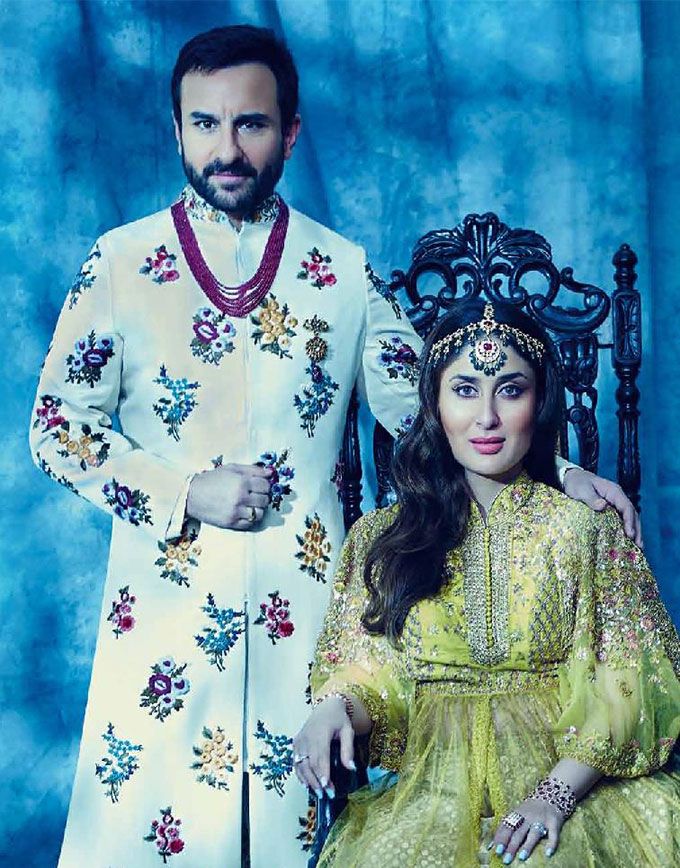 #MMExclusive: Kareena Kapoor Khan & Saif Ali Khan On The Cover of Harpers Bazaar Bride