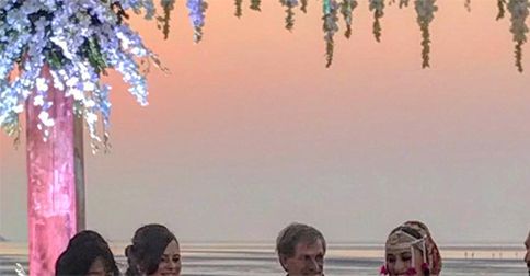 Photo Alert: Yuvraj Singh & Hazel Keech Tie The Knot In A Dreamy Beach Wedding