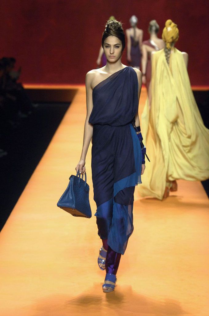 Hermes SS08 and the sari gowns