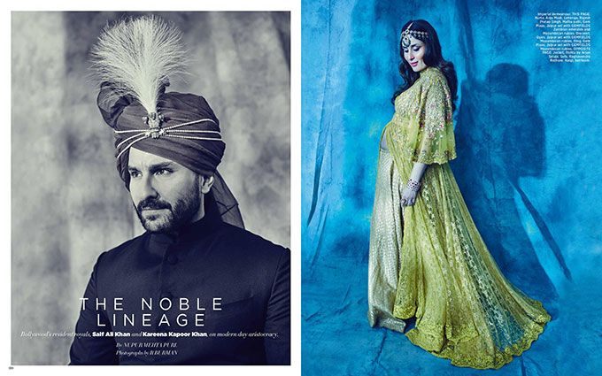 Kareena Kapoor Khan & Saif Ali Khan for Harpers Bazar Bride November '16