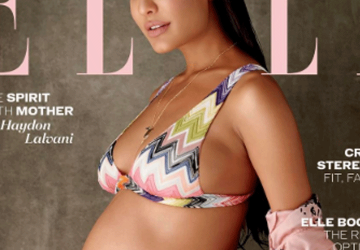 ELLE Put The Most Gorgeous Mom-To-Be In A Bikini On Their May Cover