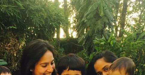 Aww! BFFs Kanchi Kaul &#038; Arpita Khan Pose With Their Baby Boys