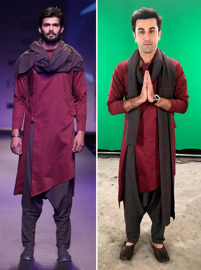 Ranbir Kapoor in Antar-Agni Autumn/Winter’16 during Ae Dil Hai Mushkil promotions