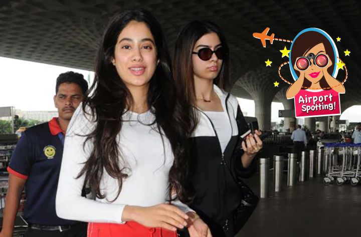 Jhanvi & Khushi Kapoor’s Airport Style Can Give The Kardashian Sisters A Run For Their Money
