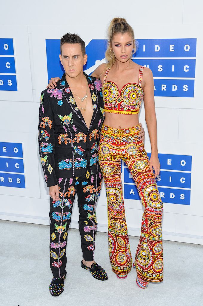 Jeremy Scott and Stella Maxwell at the MTV Video Music Awards (Courtesy: Image Collect)