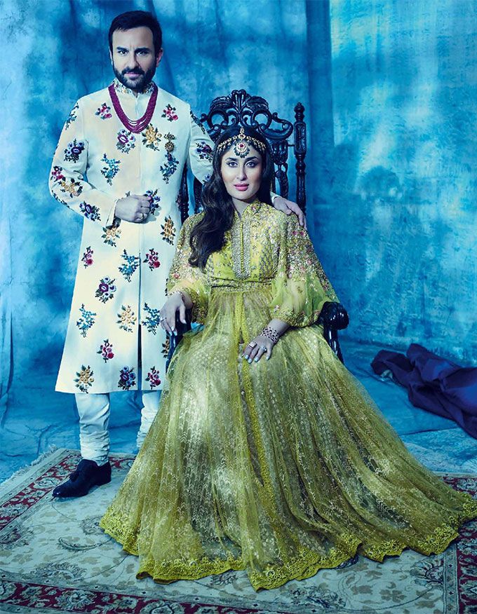 Kareena Kapoor Khan & Saif Ali Khan for Harpers Bazar Bride November '16