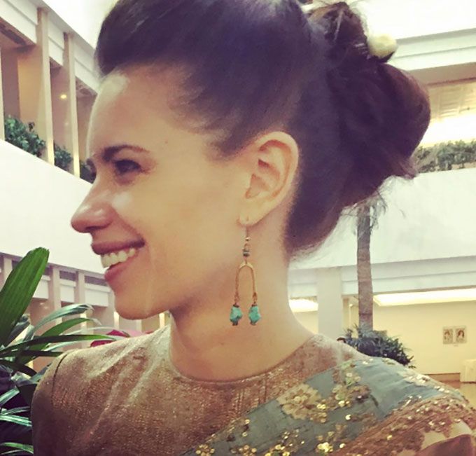 There Was Something Different About Kalki Koechlin’s Sari