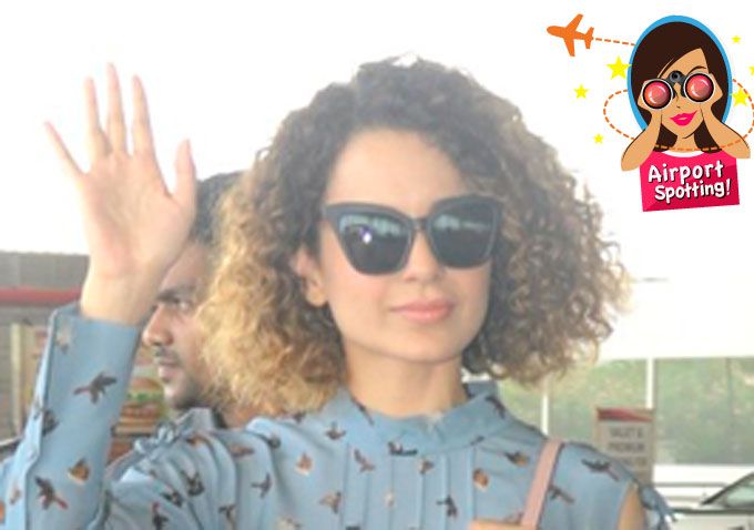 Kangana Ranaut Makes Getting Dressed For The Airport Look So Freakin’ Easy