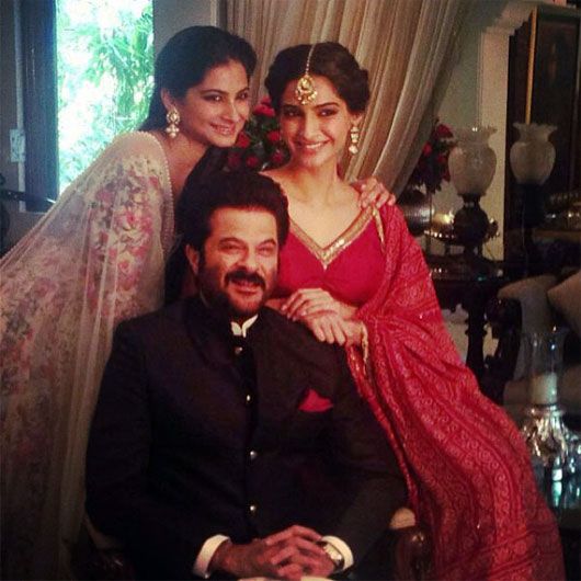 Rhea Kapoor, Sonam Kapoor, Anil Kapoor