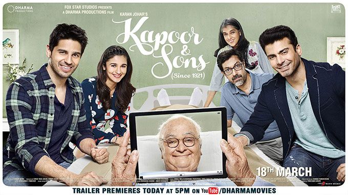 WATCH: The Super Fun Trailer Of Kapoor And Sons Is Here!
