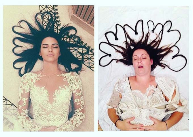 This Woman Recreates Celebrity Instagram Photos Normally To Show How Ridiculous They Really Are!