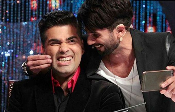 Karan Johar and Shahid Kapoor