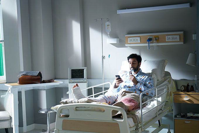 Photos: Ranbir Kapoor In The Hospital
