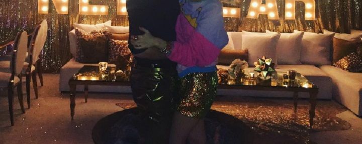 Photo Alert: This Celebrity Couple Brought In The New Year With A Kiss!