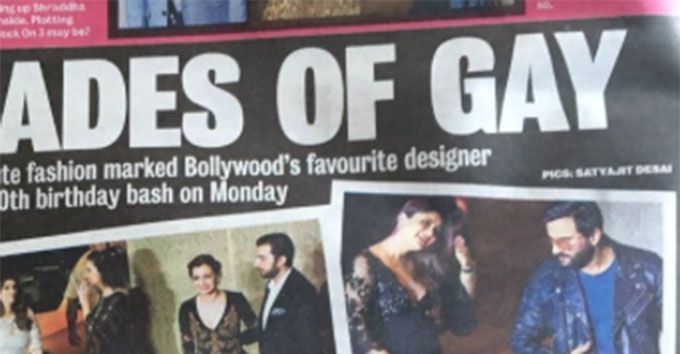 Mumbai Mirror Is Being Called Out For Its Distasteful Headline About Manish Malhotra’s Birthday Party