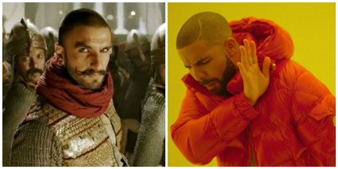 Here’s A Mash-Up Of Ranveer Singh’s Malhari & Drake’s Hotline Bling That You Didn’t Know You Needed!