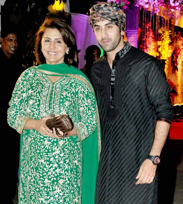 Neetu Kapoor & Ranbir Kapoor