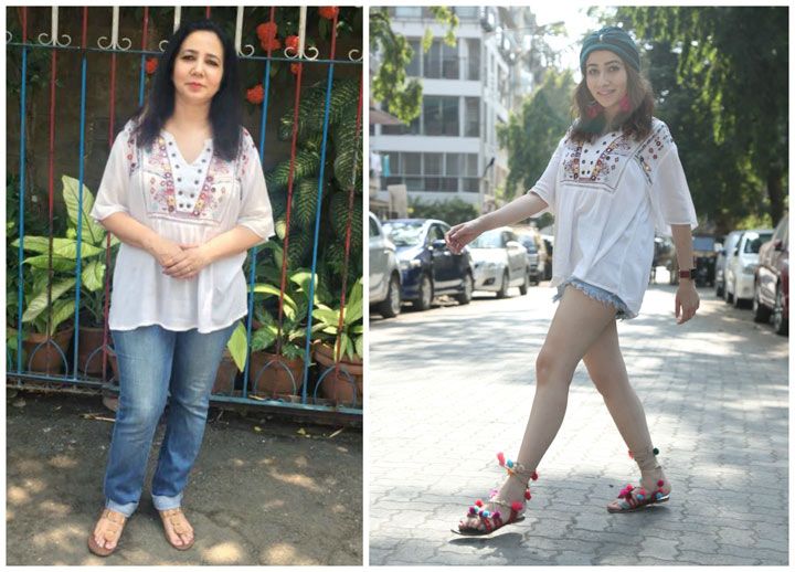 MissMalini Fashion Blogger Hrishitaa Sharma with her Mother Himani Sharma