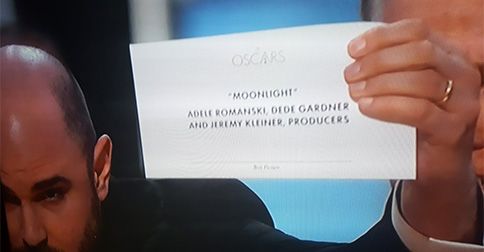 Here’s The Video Of The “Best Film” Goof-Up At The Oscars