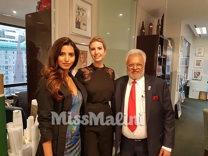 Manasvi, Ivanka Trump, Donald Trump