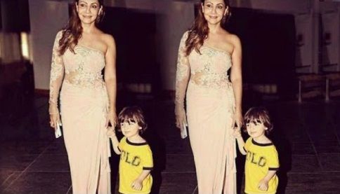 Gauri Khan Shared This Adorable Photo Of AbRam Playing In His Tree House