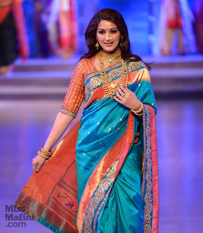Sonali Bendre | Shaina NC | Make In Maharashtra Bridal Couture