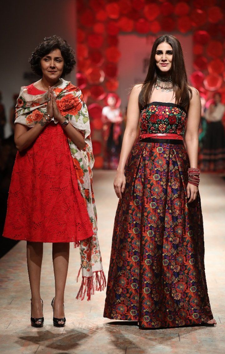 Vaani Kapoor for Perrier presents Payal Jain at Amazon India Fashion Week Spring Summer 2018