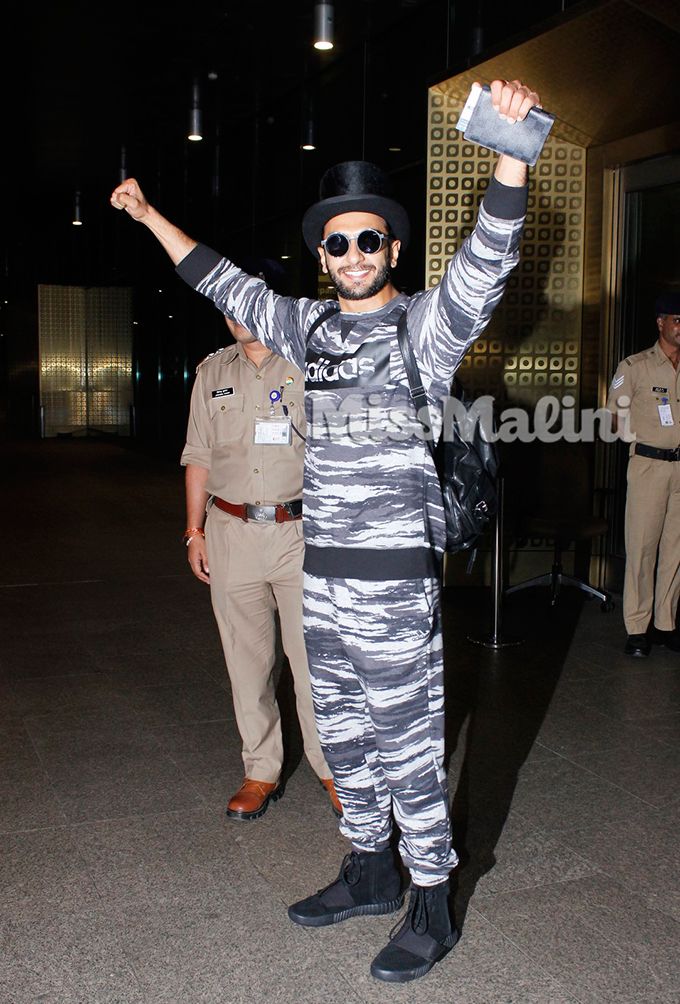 Airport Spotting: And He’s Back! Ranveer Singh Returns To Mumbai