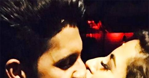 Ravi Dubey Shared This Photo Of Him Kissing Sargun Mehta And It’s The Cutest