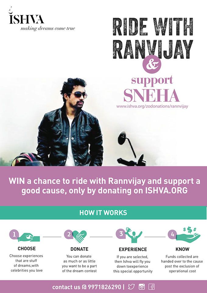Want To MEET Rannvijay Singh &#038; Ride With Him? Here’s How You Can!