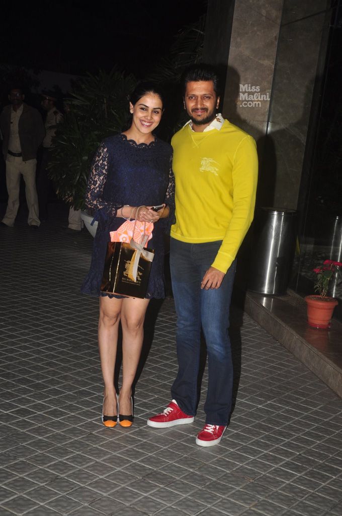 Genelia Deshmukh and Riteish Deshmukh