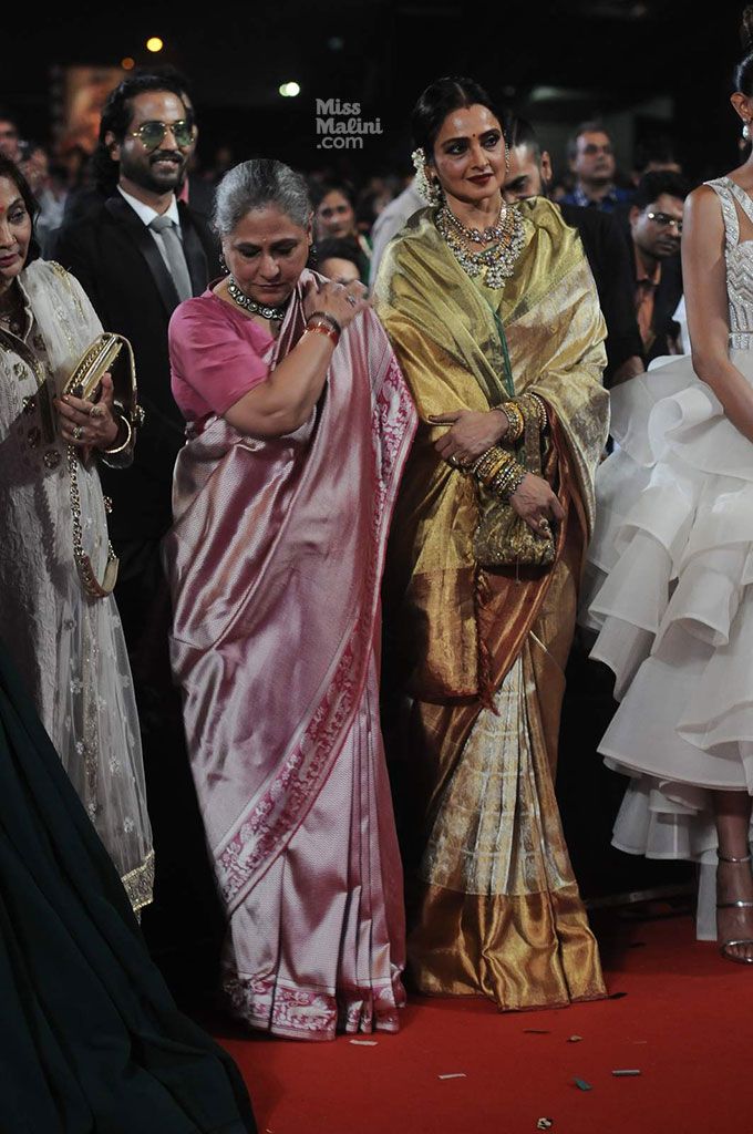 Jaya Bachchan and Rekha
