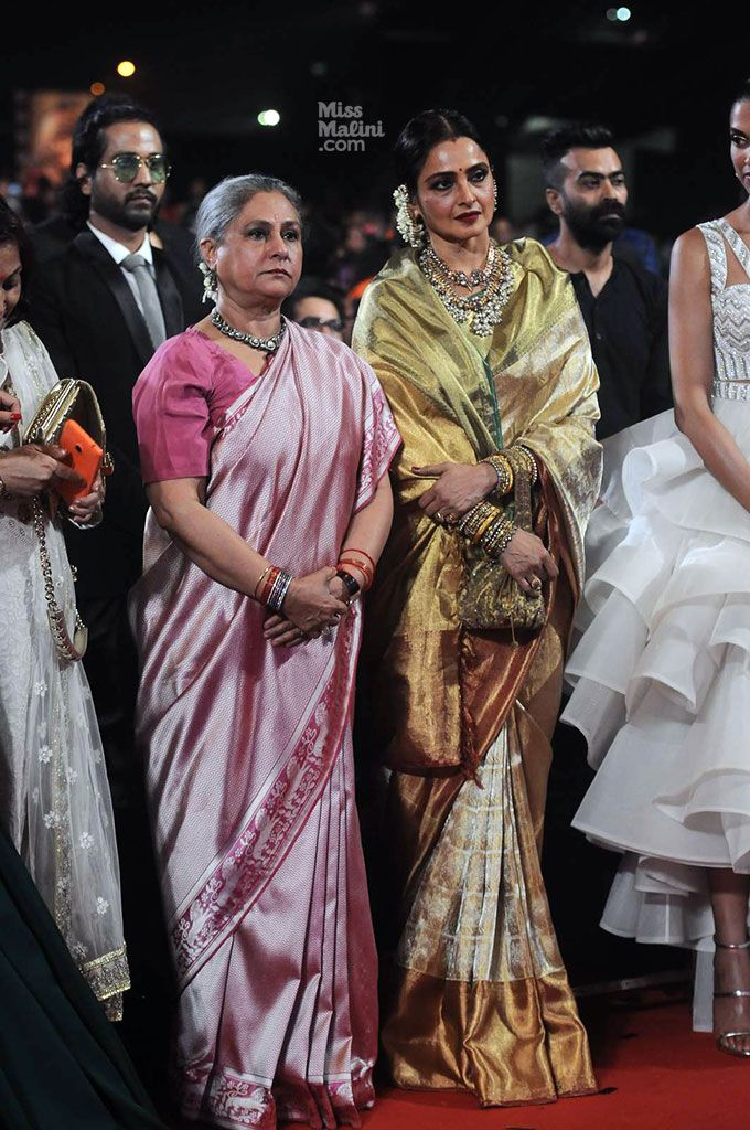Jaya Bachchan and Rekha