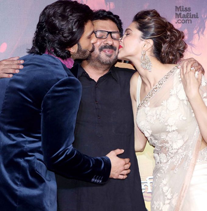 Ranveer Singh, Sanjay Leela Bhansali, Deepika Padukone