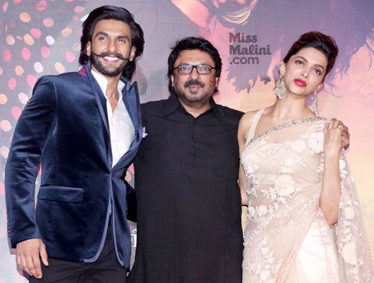 Ranveer Singh, Sanjay Leela Bhansali, Deepika Padukone