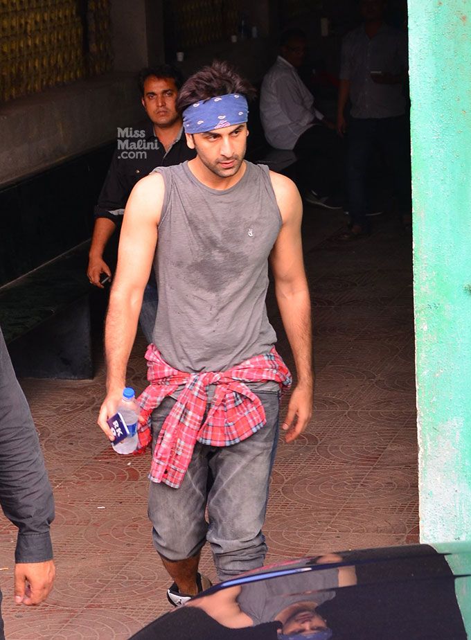 In pictures: Ranbir Kapoor gets snapped post dance rehearsal