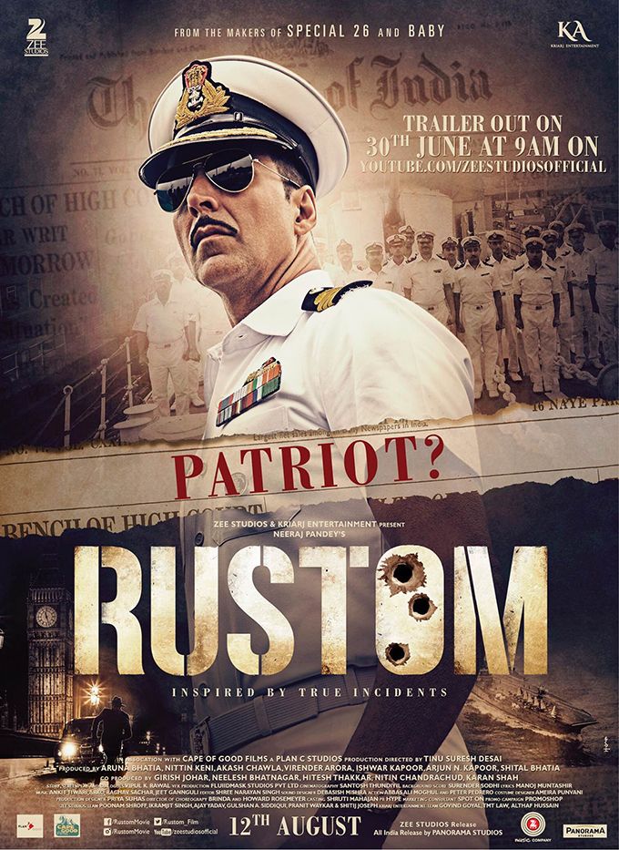 The Trailer Of Akshay Kumar’s Rustom Is Here – And It’s Gripping