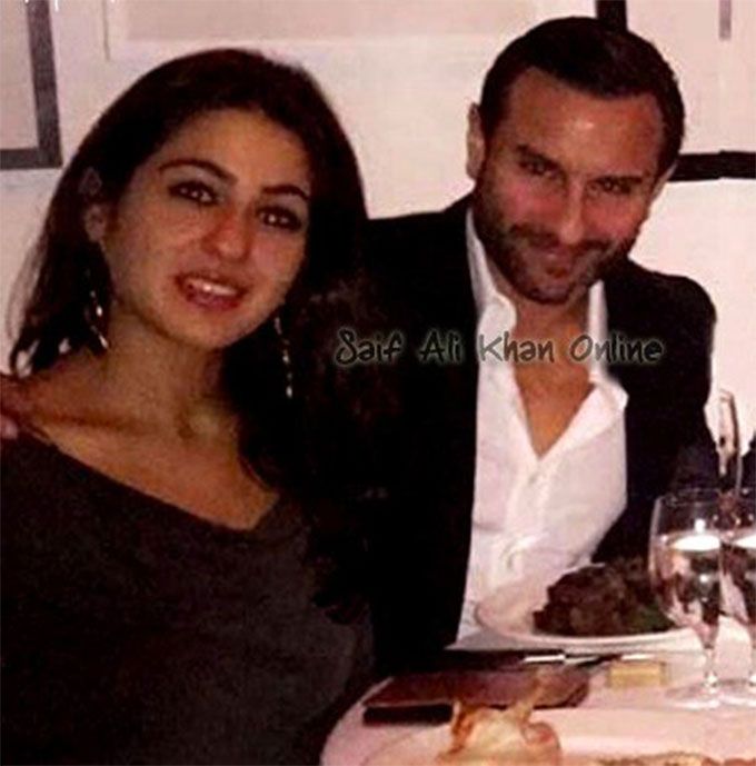 Photo Alert: Saif Ali Khan Dines With His Daughter After Her Graduation