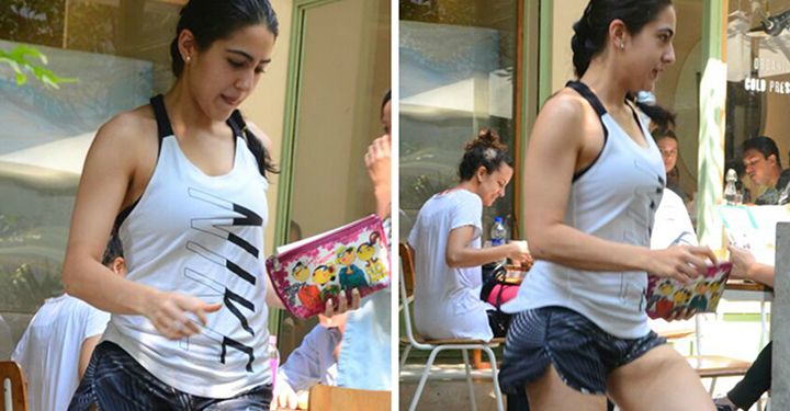 PHOTOS: Sara Ali Khan Is Rocking Her Tiny Gym Shorts!