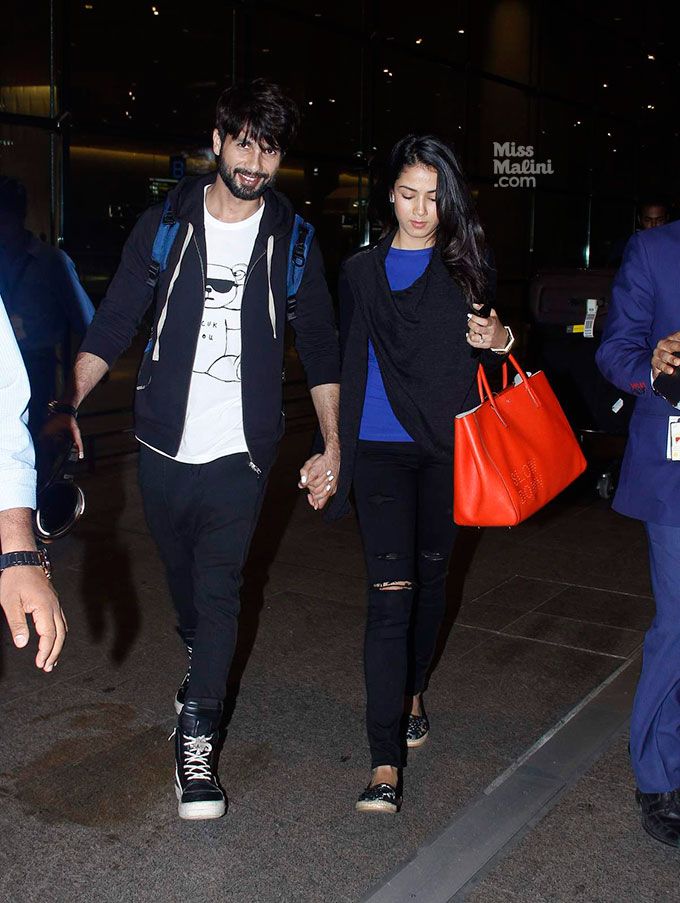 Shahid Kapoor and Mira Rajput