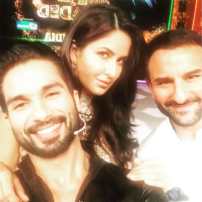 Shahid Kapoor, Katrina Kaif, Saif Ali Khan