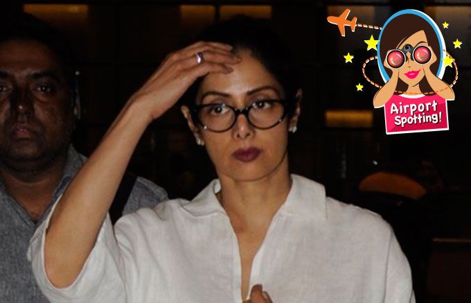 Sridevi Knows Just The Right Way To Punch Up An All-White Ensemble